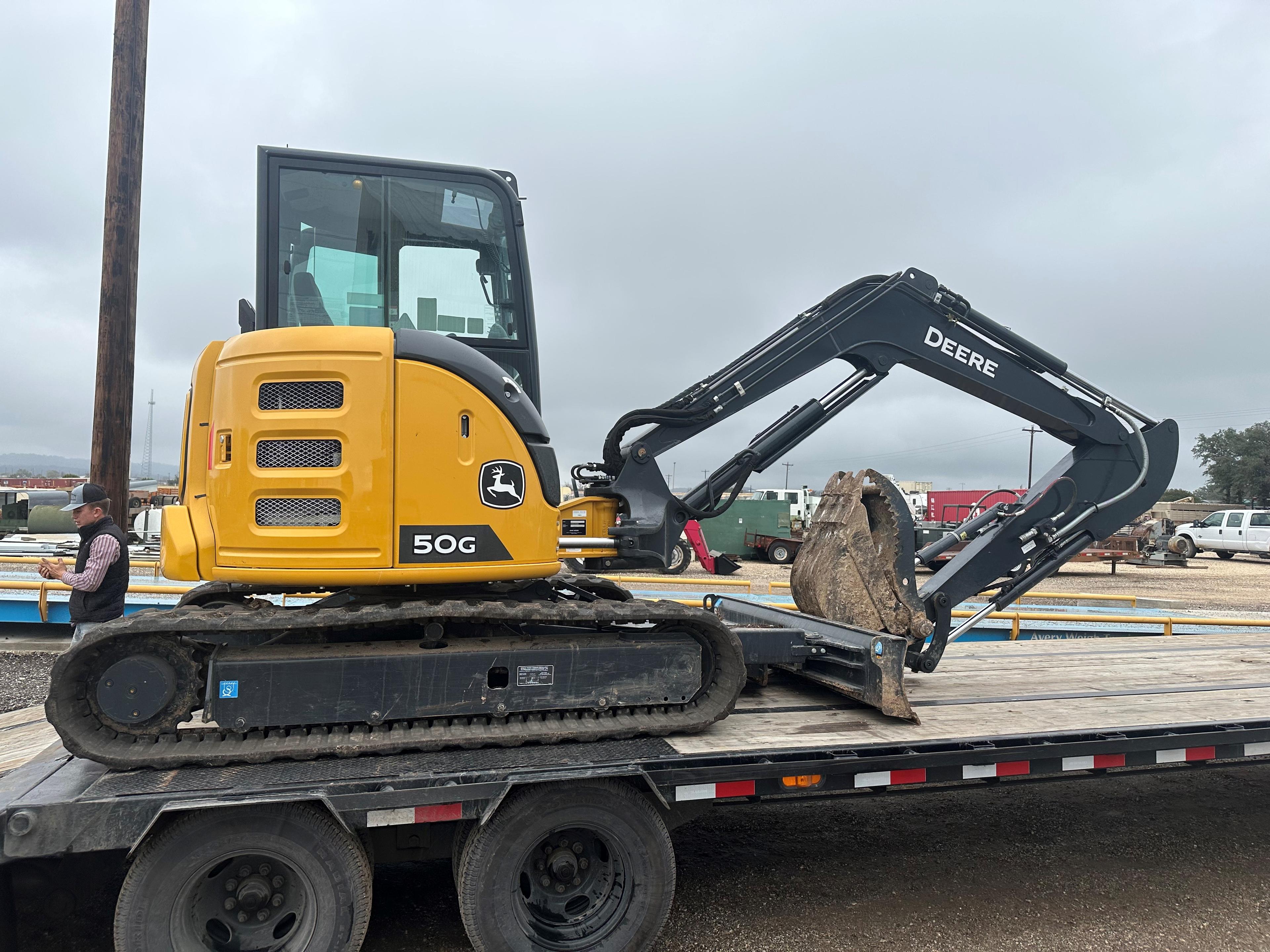 John Deere 50G Mini Excavator w/ Thumb