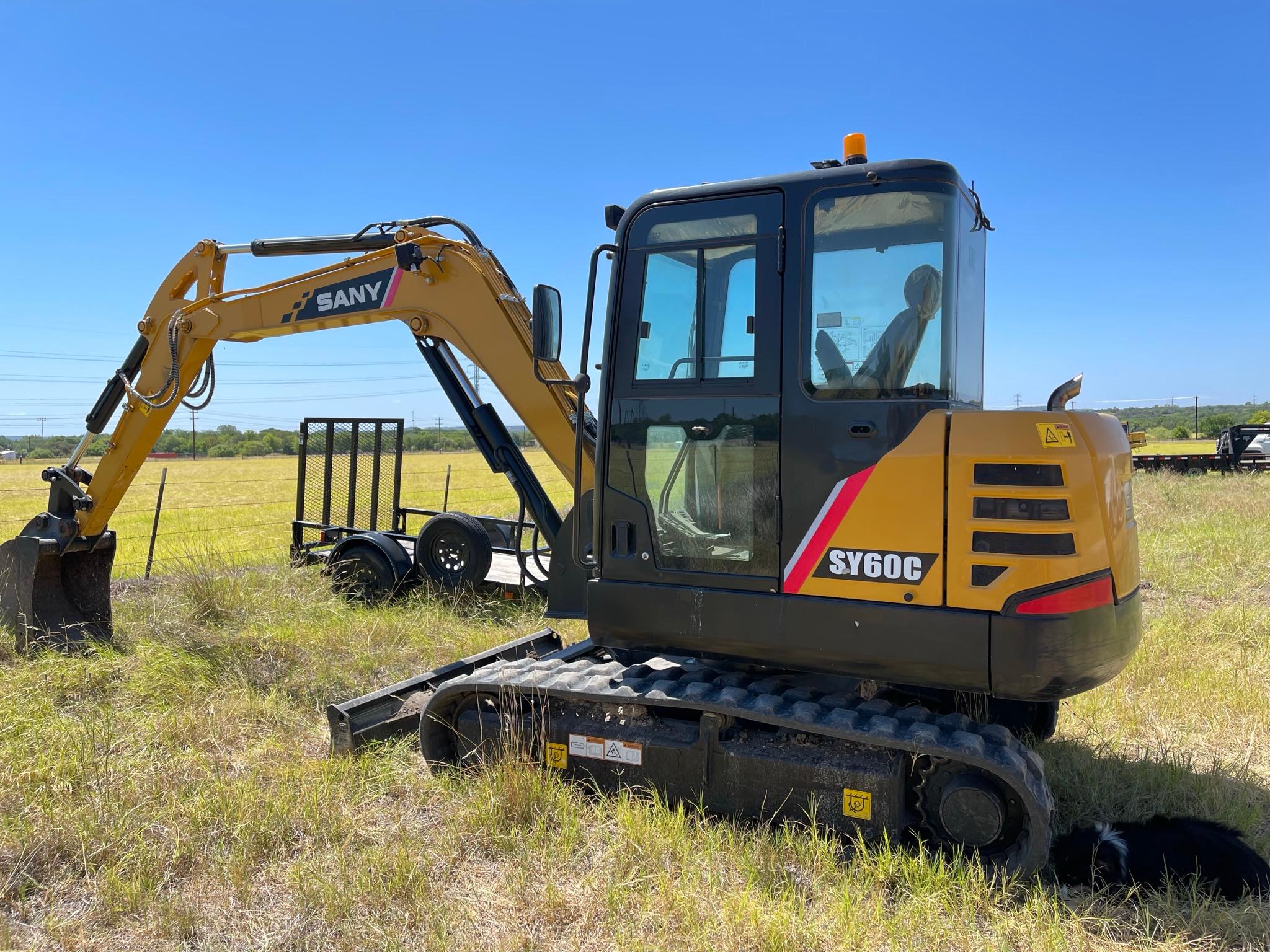 SANY SY60C Mini Excavator w/ Thumb